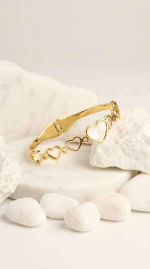 bangle_image2 Heart Link Bangle