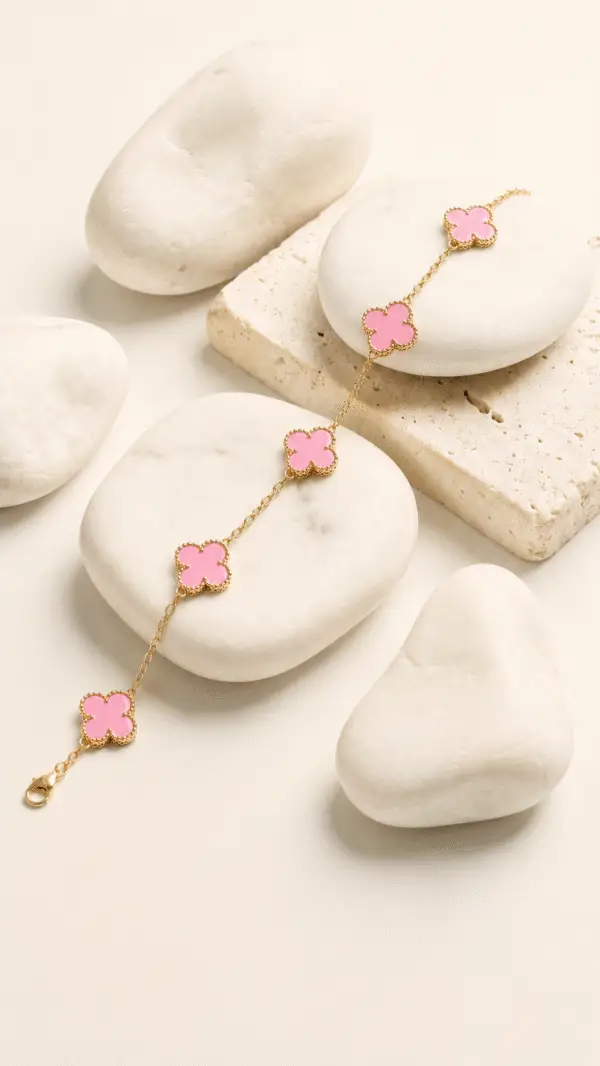 Clover Pink Bracelet