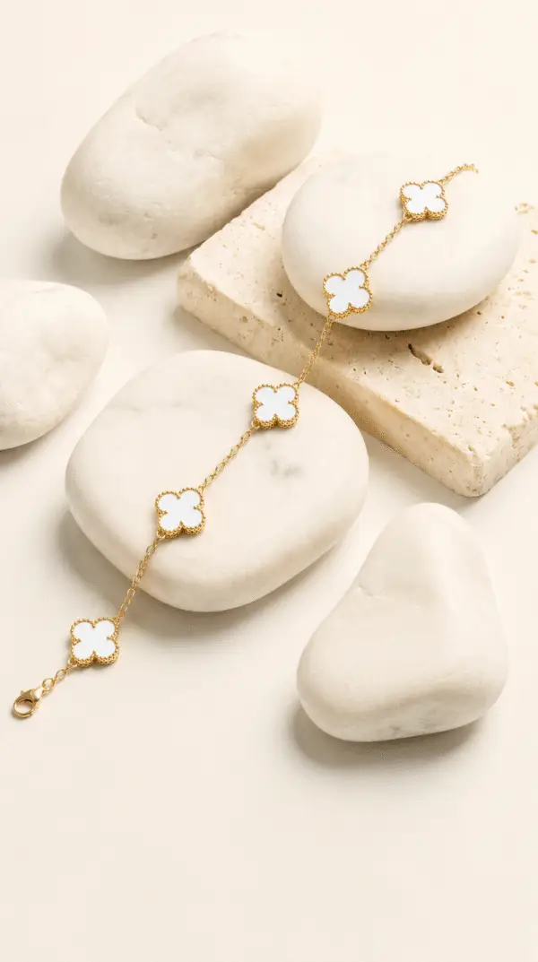 Clover White Bracelet