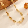Hollow Waterdrop Pendant Necklace