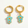 Hoop Baby design Earrings
