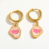 Hoop Baby design Earrings