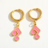Hoop Baby design Earrings