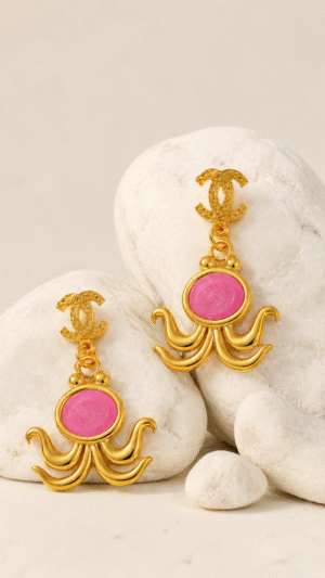 Octopus long Earrings