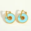 CIRCLE HOOP EARRINGS