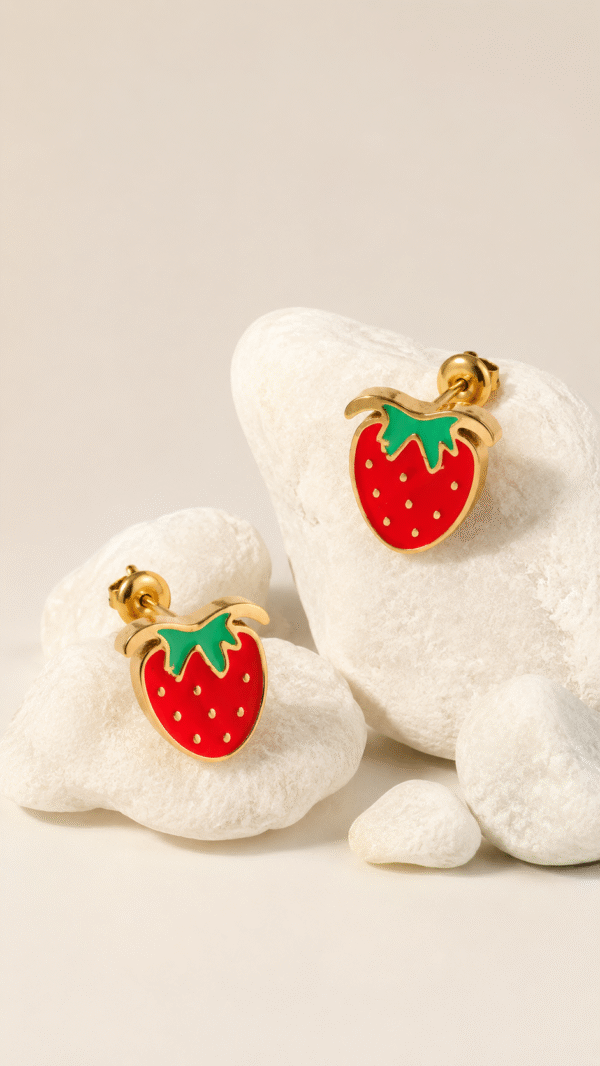 BABY STUD UNICORN DESIGN BACK BALL EARRING