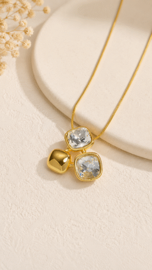 STONE PENDANT WITH Chain