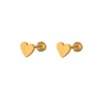 CHERRY DESIGN BACK BALL EARRINGS