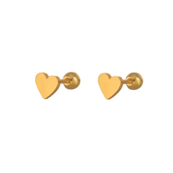 CHERRY DESIGN BACK BALL EARRINGS