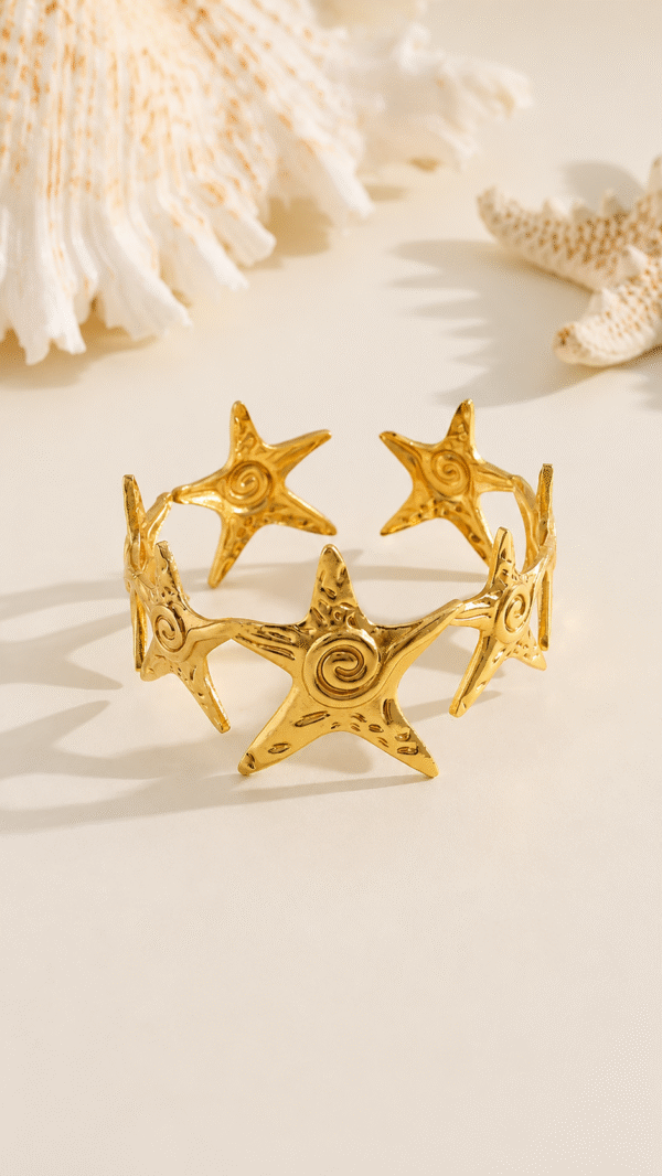 star 9_16 STARFISH BANGLE KADA