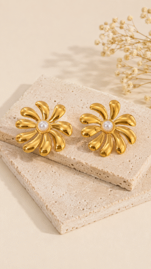SUNFLOWER EARRING