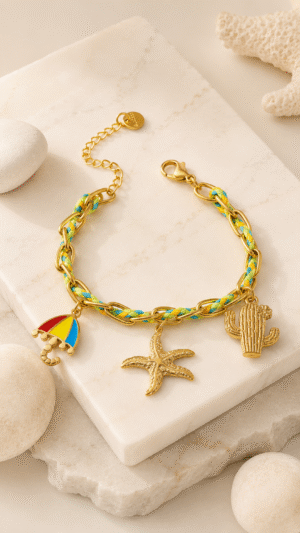 BEACH SUMMER CHARM BRACELET