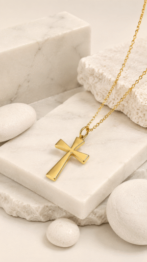 CROSS PENDANT WITH CHAIN