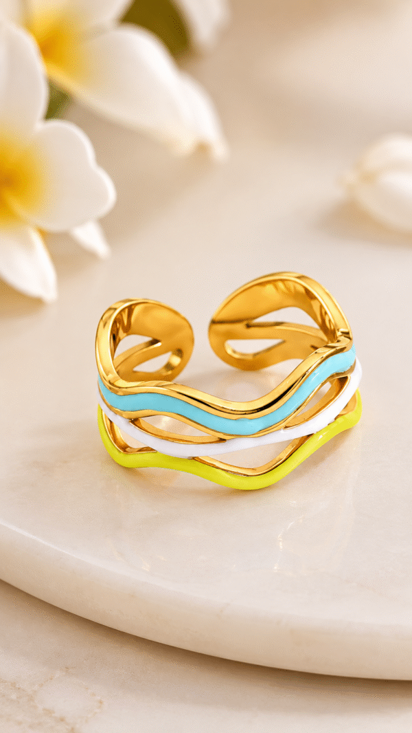 E9 ENAMEL 3 COLOR RING