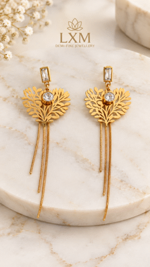 LEAF LONG EARRING
